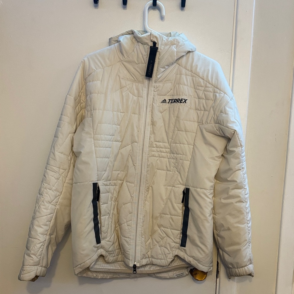 Adidas Terrex White Quilted Jacket